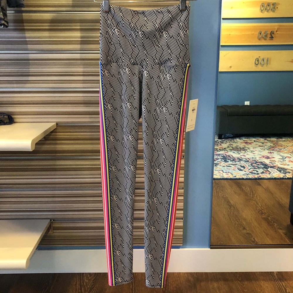 Emily Hsu Graphic Stripe Sneaker Legging